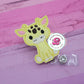 Giraffe badge reel - giraffe lanyard - badge holder retractable - badge holder lanyard - badge reel nurse - badge reel cute - cute giraffe