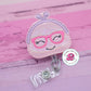 Retractable badge reel - coin purse - cute badge reel - badge clip - badge holder - lanyard - teacher badge reel - nurse badge reel