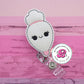 Cake decorator badge reel - piping bag - icing bag - icing badge reel - baker badge reel - gift for baker - cake decorating - badge clip