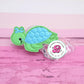 Turtle badge reel - sea turtle badge reel - turtle badge holder - sea turtle badge clip - cute badge reel - medical ID badge holder - clip