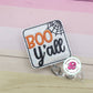 Halloween badge reel - boo y'all - boo badge reel - Halloween badge clip - Halloween badge holder - badge reel nurse - ID badge holder