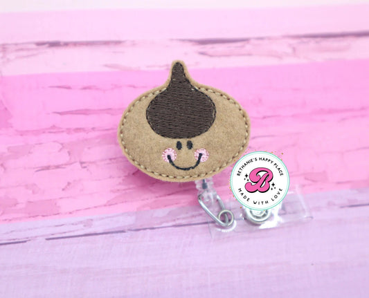 Cute cookie badge reel - cookie badge reel - peanut butter cookie - cute badge reel - ID badge holder - retractable - nurse gifts - doctor