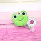 Frog nurse badge reel, frog gift, gift for nurse, nurse badge reel, retractable badge reel, nurse ID badge holder, cute frog felt badge reel