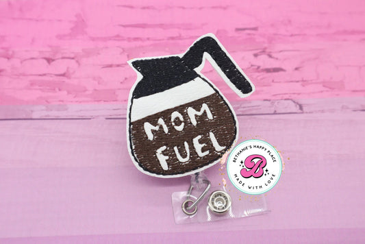 Coffee pot badge reel - badge reel cute - mom badge reel - coffee badge holder - coffee gifts - retractable - badge holder funny