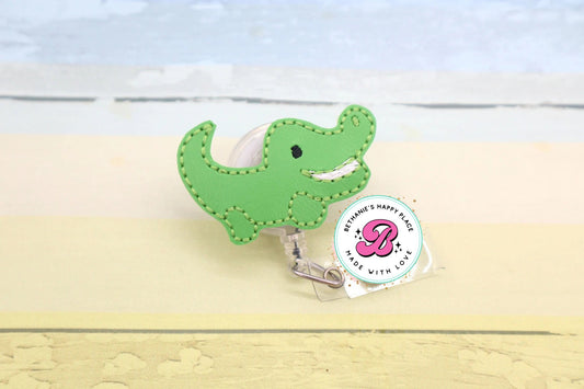 Alligator badge reel - gator badge reel - alligator badge holder - cute teacher badge reel - teacher ID holder - gift for teacher - gator