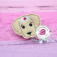 Puppy nurse badge reel, nurse puppy badge reel, dog nurse badge reel, gift for nurse, nurse ID badge holder, nurse badge reel, retractable