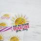 Hope this package brightens your day - sun thank you stickers - packaging stickers - thank you stickers for small business