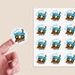 Monster truck birthday thank you stickers, monster truck party favors, monster truck treat bag stickers, truck stickers, thank you stickers