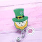 Leprechaun badge reel, St. Patrick's Day badge reel, leprechaun badge holder, leprechaun badge clip, acrylic badge reel, nurse badge reel