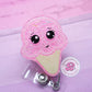 Pink ice cream cone badge reel, ice cream badge clip, ice cream badge holder, nurse badge reel, teacher badge reel, acrylic badge reel