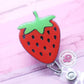 Strawberry badge reel, strawberry badge holder, fruit badge reel, cute badge reel, medical ID badge reel, badge reel for nurse