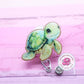 Sea turtle badge reel, sea turtle badge holder, turtle gifts, badge reel nurse, beach badge reel, turtle badge holder, ID holder, lanyard