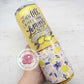 READY TO SHIP 20oz lemon glitter tumbler, funny lemon glitter tumbler, lemon gifts, when life gives you lemons throw them at someone