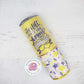 READY TO SHIP 20oz lemon glitter tumbler, funny lemon glitter tumbler, lemon gifts, when life gives you lemons throw them at someone