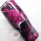 READY TO SHIP 24oz pink and black marble tumbler, alcohol ink tumbler, custom tumbler, travel cup, swirl tumbler