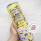 READY TO SHIP 20oz lemon glitter tumbler, funny lemon glitter tumbler, lemon gifts, when life gives you lemons throw them at someone