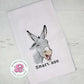 Funny kitchen towel, smart ass donkey kitchen towel, embroidered towel, kitchen gifts, funny gifts, donkey gifts, dish towel