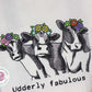 Udderly fabulous dish towel, cow kitchen towel, fabulous cow kitchen towel, funny cow gifts, cow gifts, farmhouse kitchen decor