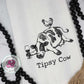 Tipsy cow kitchen dish cloth, drunk cow kitchen towel, funny cow kitchen towel, drinking gifts, cow gifts, farmhouse decor, funny cow gifts