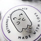 Cute ghost badge reel, ghost badge clip, Halloween badge holder, badge reel nurse, Halloween lanyard, ghost lanyard, ghost gifts