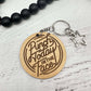 Punch today in the face keychain, motivational keychain, funny keychain, keychain for him or her, bag tag, purse charm