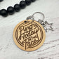 Punch today in the face keychain, motivational keychain, funny keychain, keychain for him or her, bag tag, purse charm