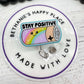 Stay positive badge reel, battery badge clip, stay positive badge holder, badge reel nurse, mental health badge reel, teacher lanyard