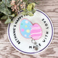 Easter eggs retractable badge reel, Easter badge holder, lanyard, holiday medical ID holder, acrylic badge toppers, nurse badge reel