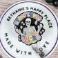 Everything sucks retractable badge reel, skeleton badge holder, floral skeleton, funny ID holder, nurse key card holder, acrylic badge reel