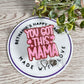 You got this mama retractable badge reel, medical ID holder, gifts for mom, mental health badge clip, key card holder, lanyard, acrylic