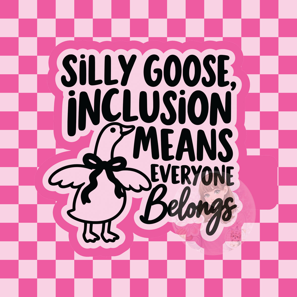 Silly Goose inclusion silicone freshie mold