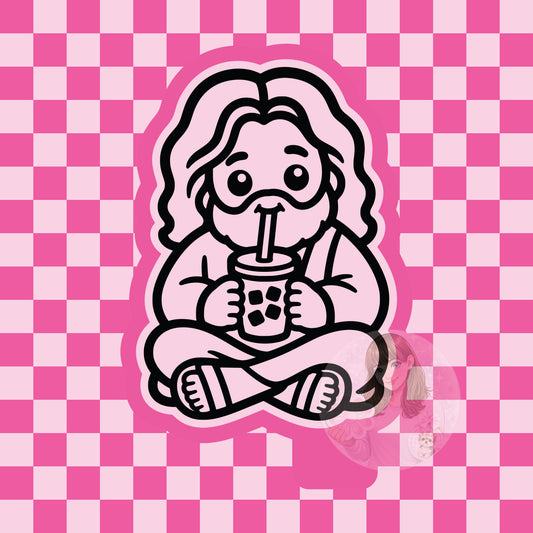 Jesus drinking iced coffee silicone freshie mold