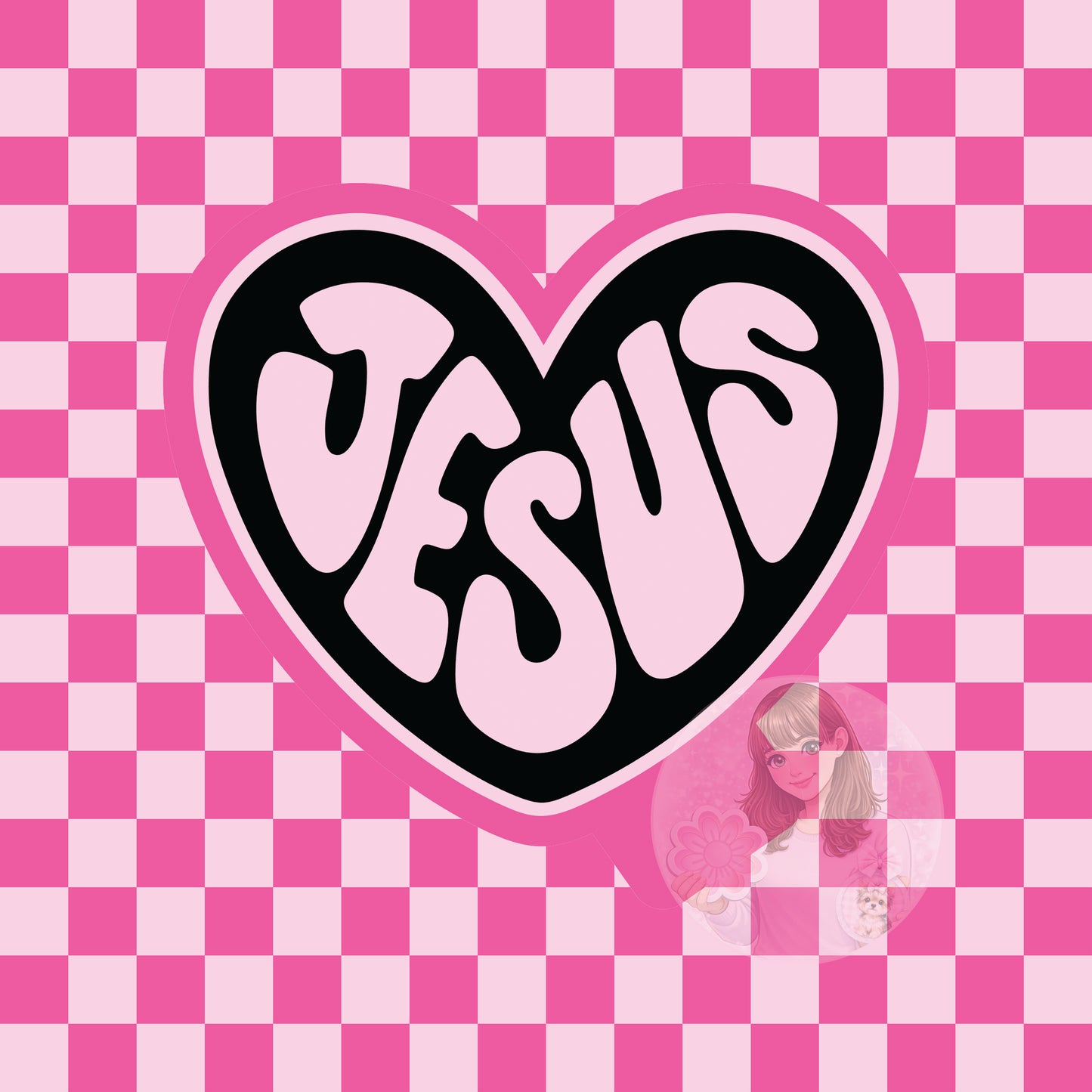 Jesus heart silicone freshie mold
