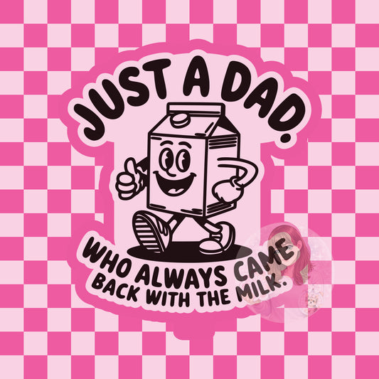 Just a dad who always came back with the milk silicone freshie mold