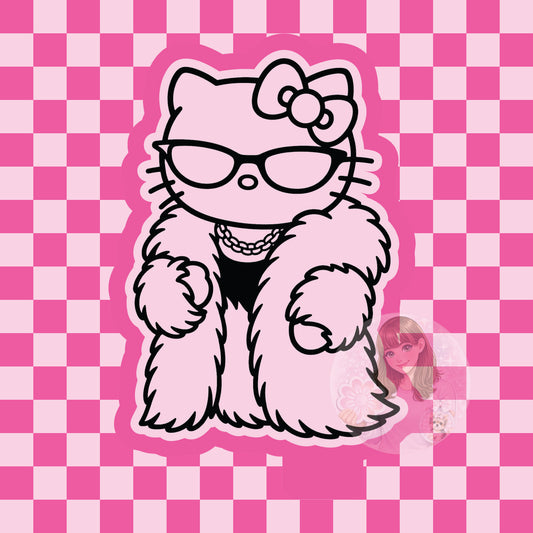 Kitty fur coat silicone freshie mold