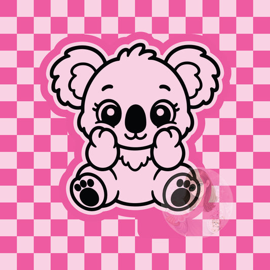 Cutesy koala silicone freshie mold