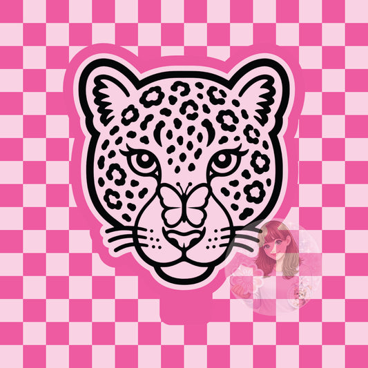 Leopard butterfly silicone freshie mold