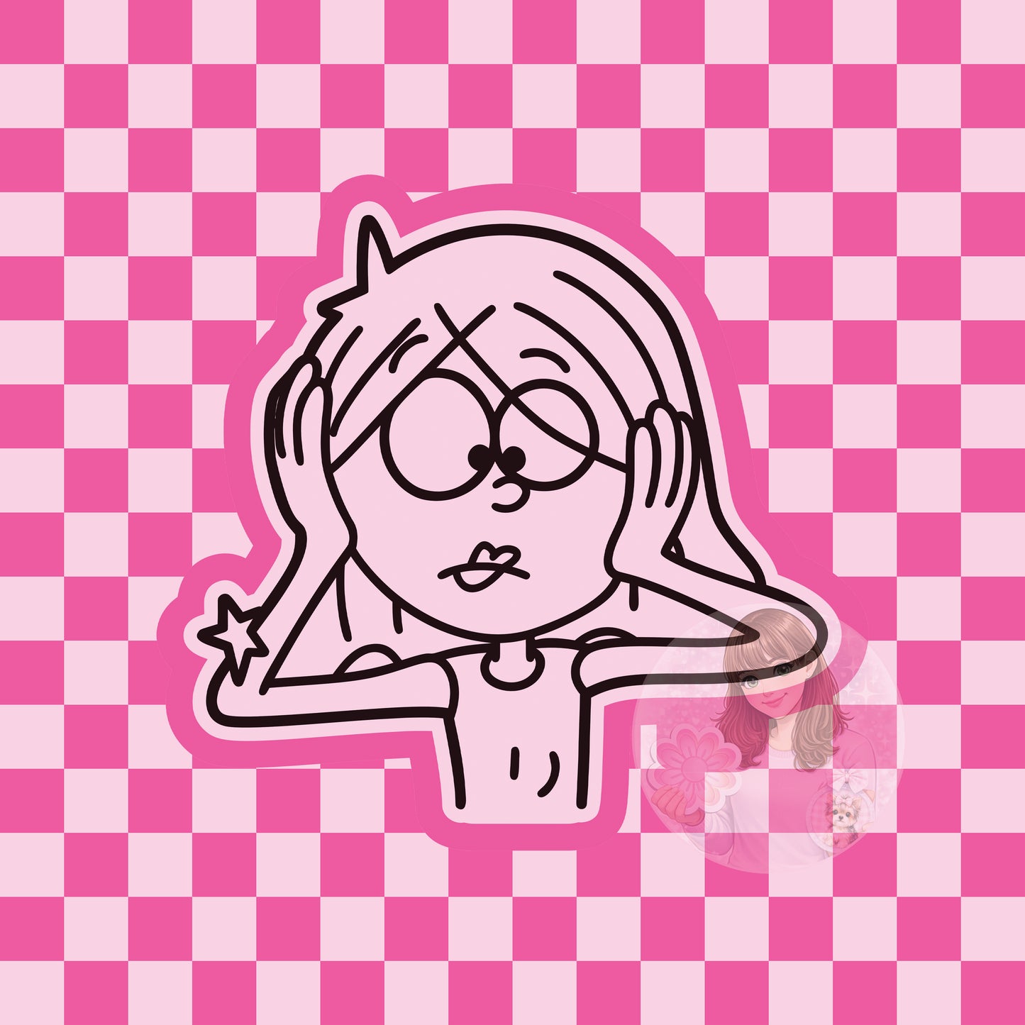 Stressed Lizzie silicone freshie mold