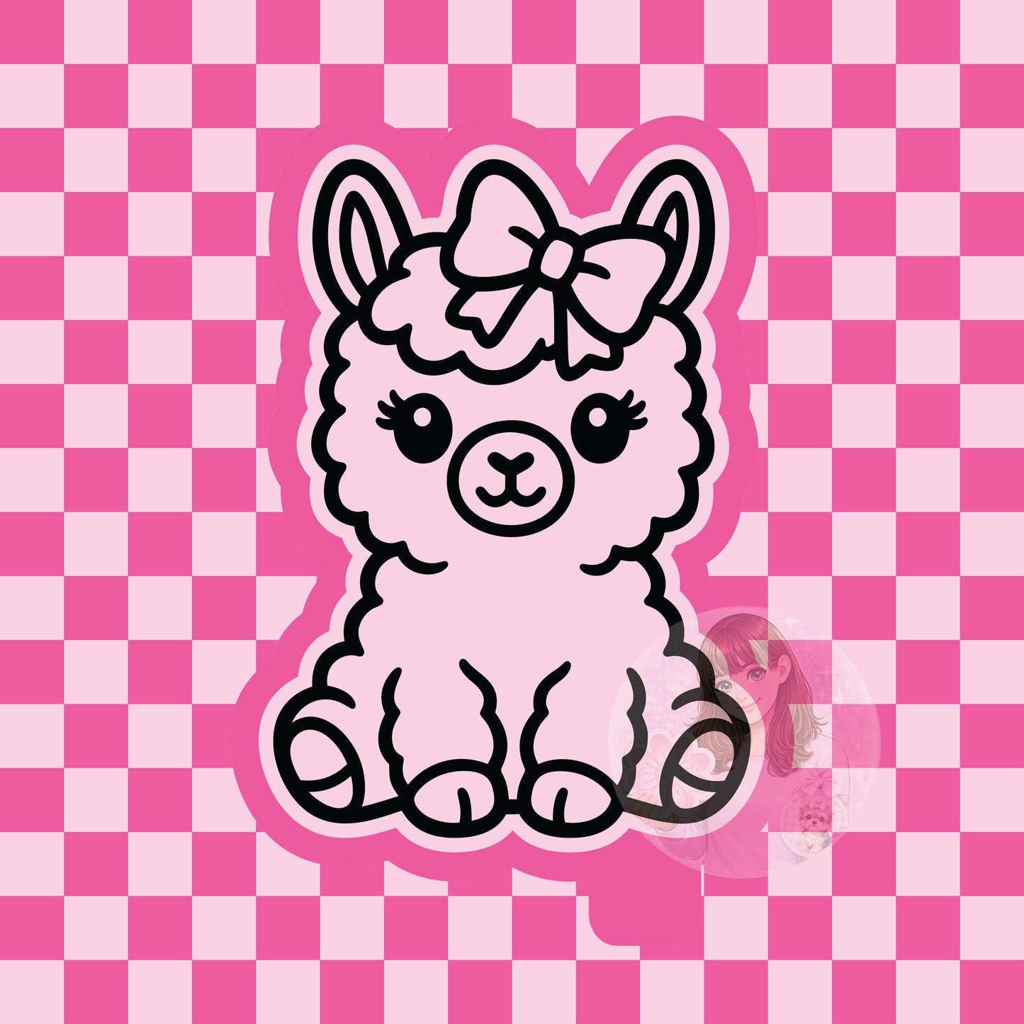 Llama silicone freshie mold