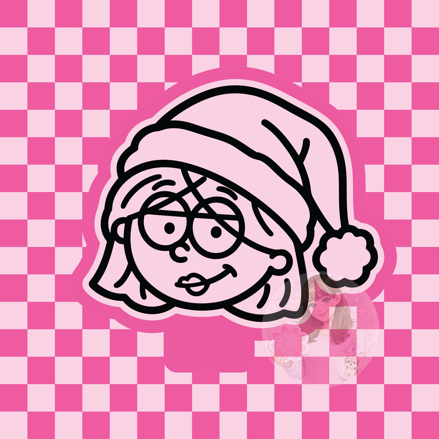 Christmas Lizzie silicone freshie mold