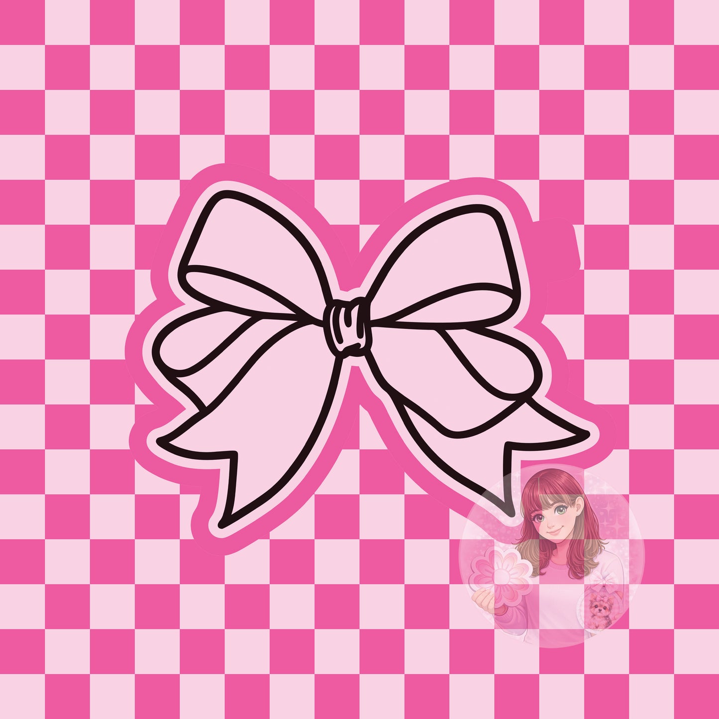 Loopy bow silicone freshie mold