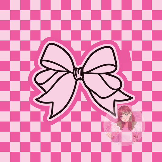 Loopy bow silicone freshie mold
