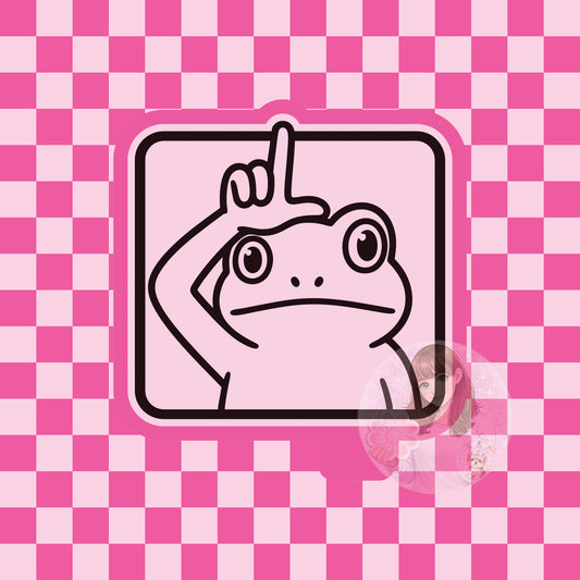 Loser frog silicone freshie mold
