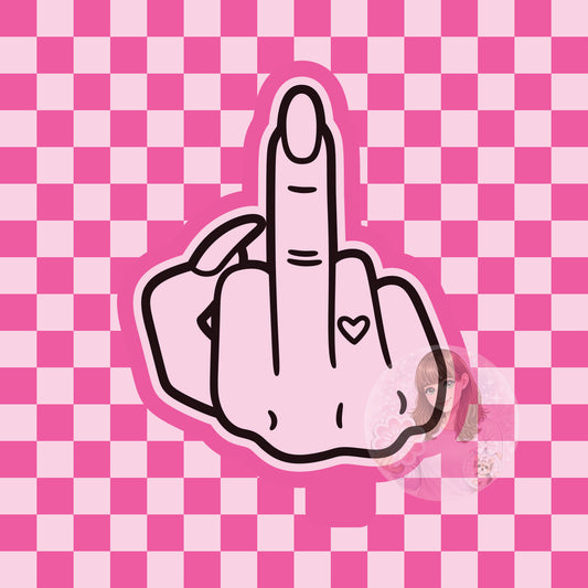 Middle finger silicone freshie mold