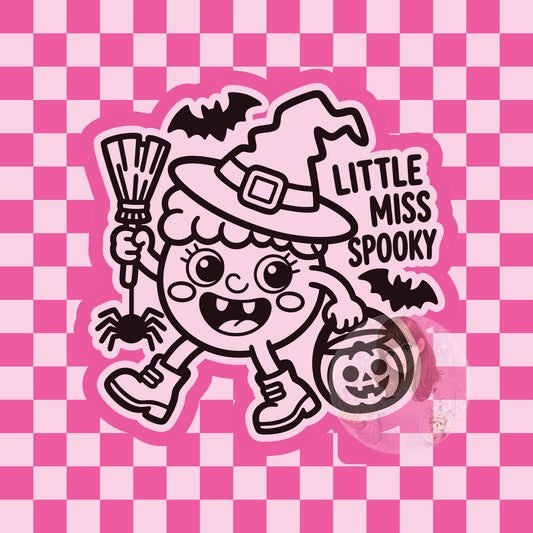Little miss spooky silicone freshie mold