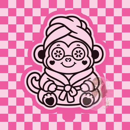 Spa monkey silicone freshie mold
