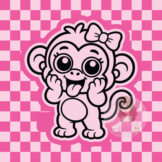 Silly monkey silicone freshie mold