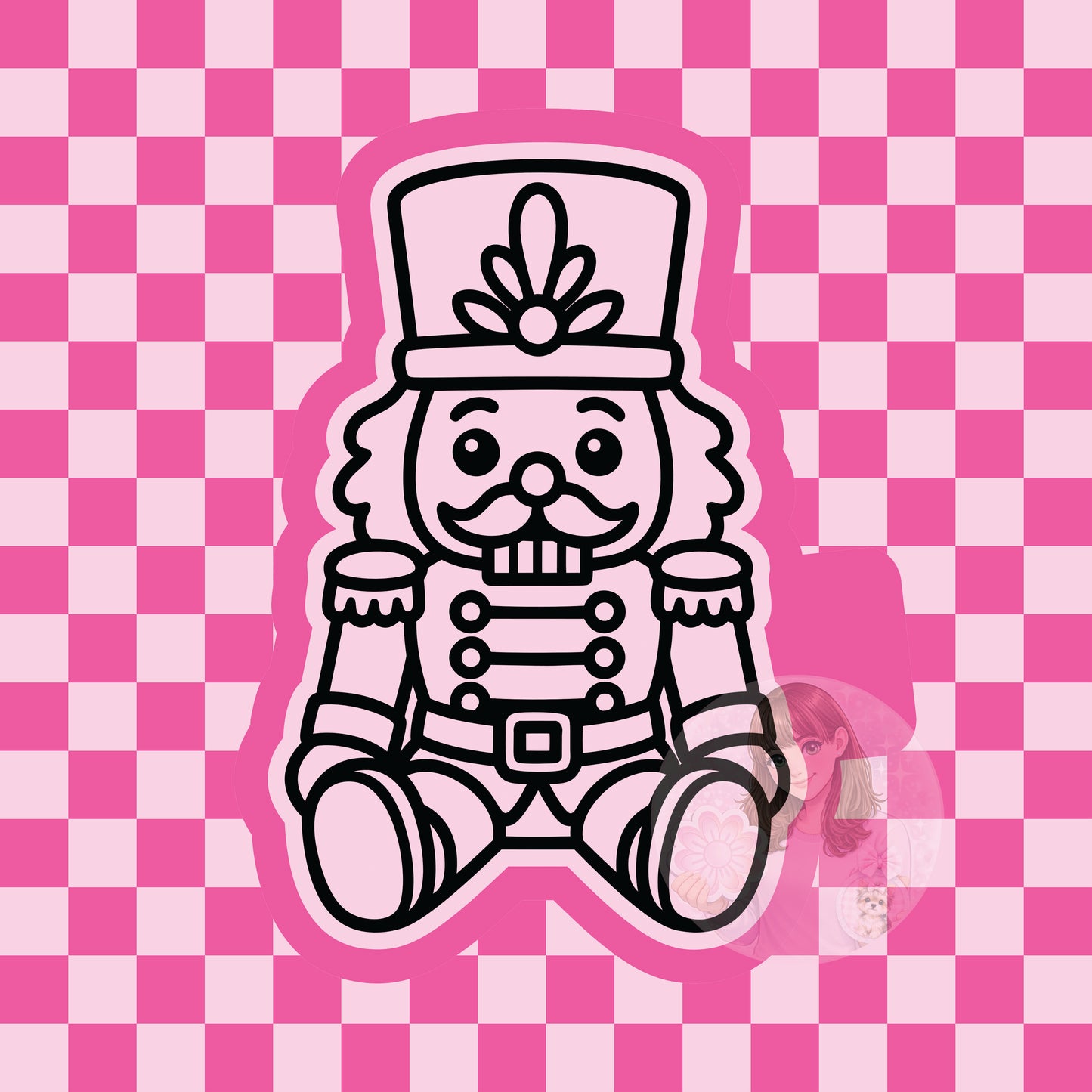 Nutcracker silicone freshie mold