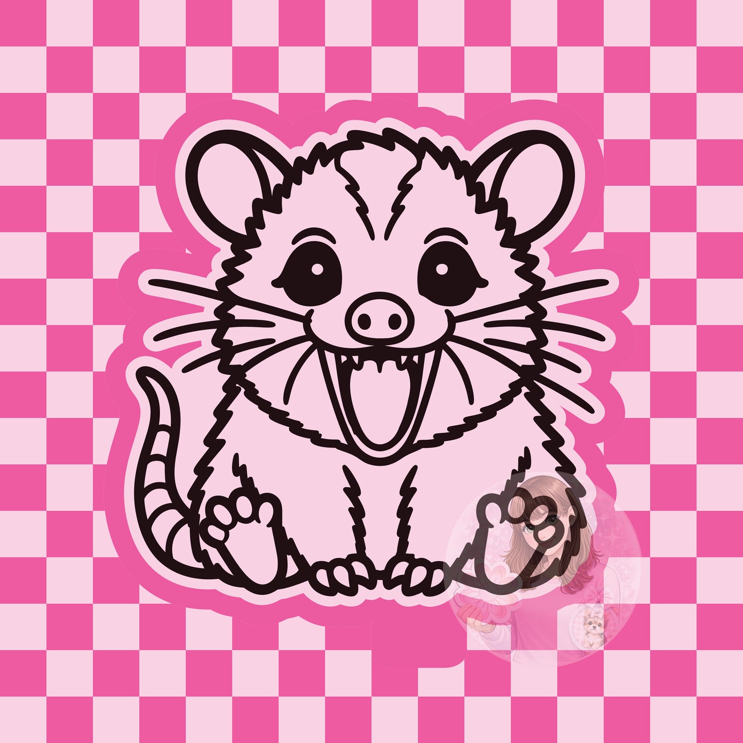 Opossum silicone freshie mold