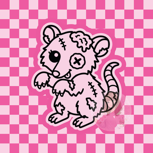 Opossum zombie silicone freshie mold